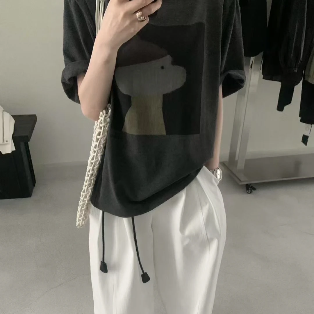 秋冬 磨毛小狗体恤