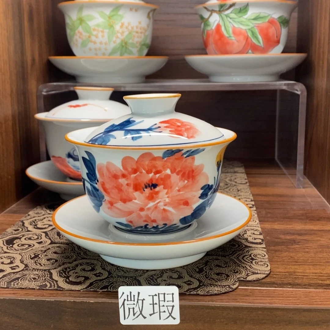 釉下彩手工绘制手工绘制