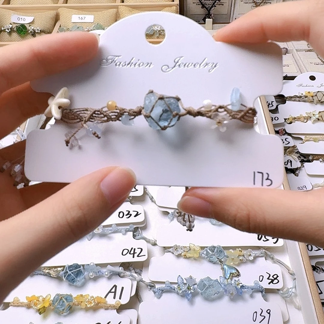 石英石纯铜锡合金纯铜173手链