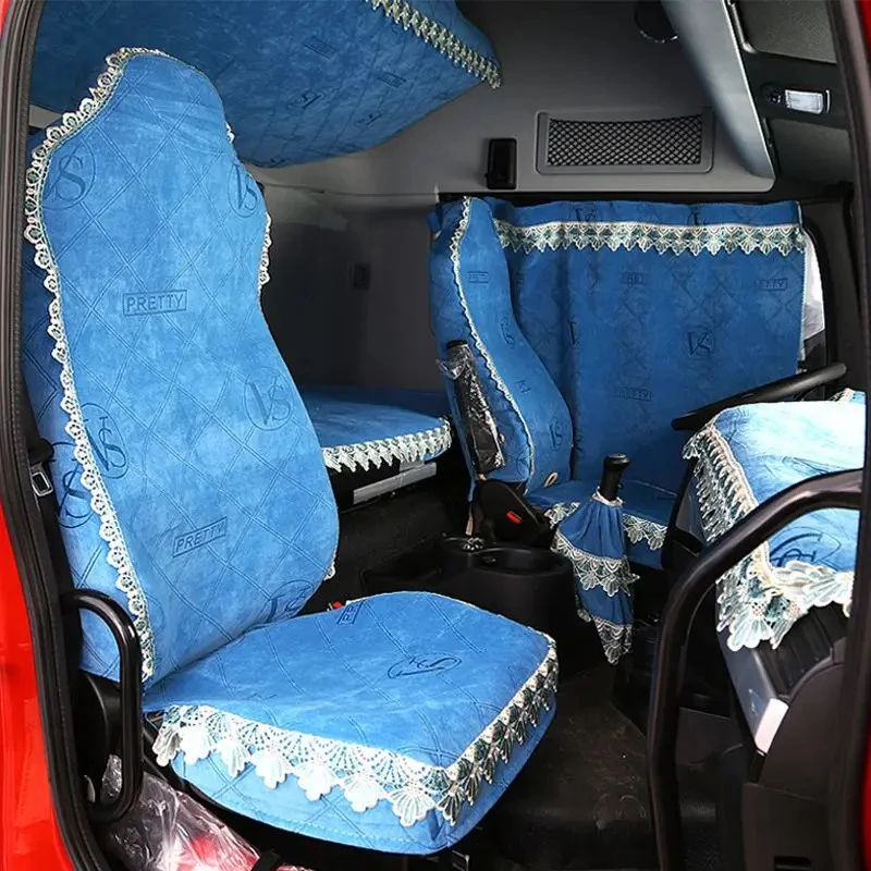 大车解放j6p 欧曼GTL 乘龙h7座套专用全包围四季上下铺卧铺套全套