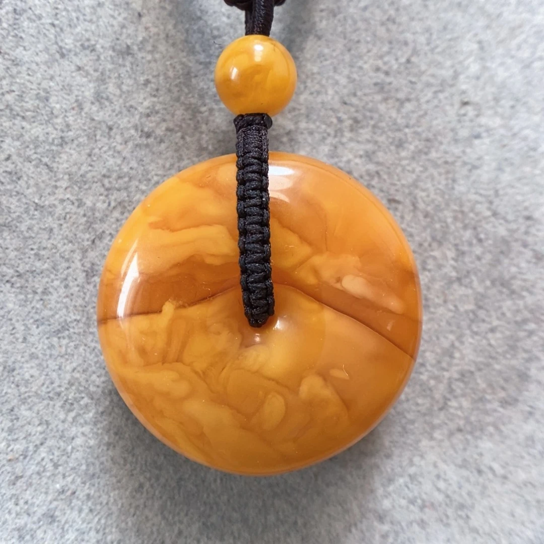 未镶嵌项链蜜蜡蜜蜡吊坠