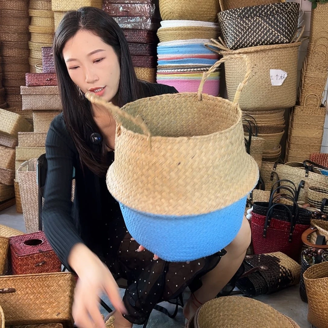 草编草编包/草编收纳盒微瑕疵