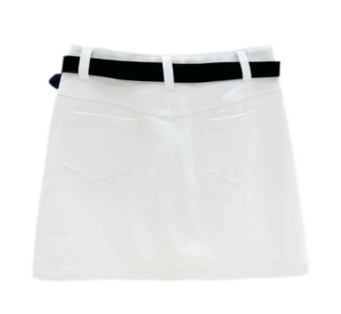 熙薇【随心而动】2025春夏新款休闲时尚气质牛仔短裙H1651