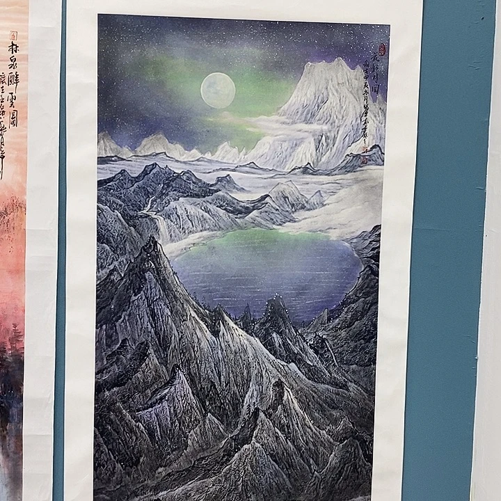国画刘赐军。