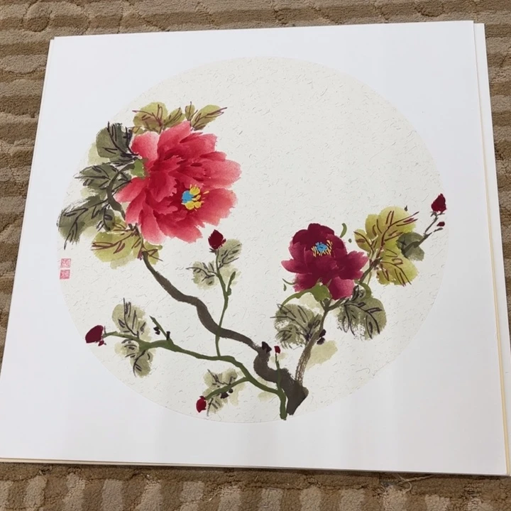 国画花鸟的翅膀和羽毛的50.50