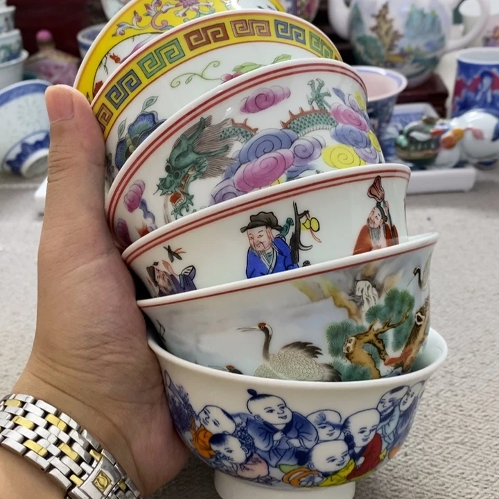 碗盘景德镇陶瓷厂生产的