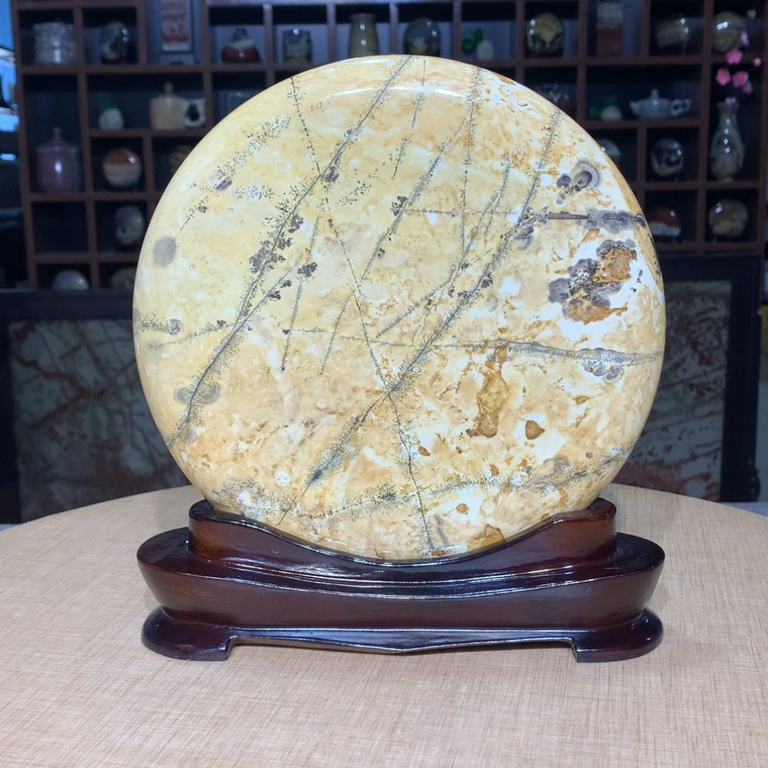 紫砂，广西国画石摆件，收藏观赏