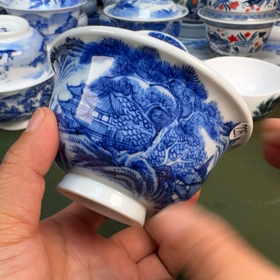陶景德镇春纯手绘茶具圆圆226