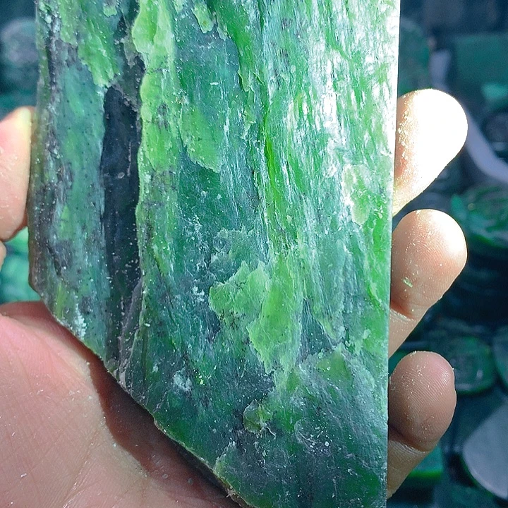 和田玉（碧玉）未镶嵌吊坠(不含链)
