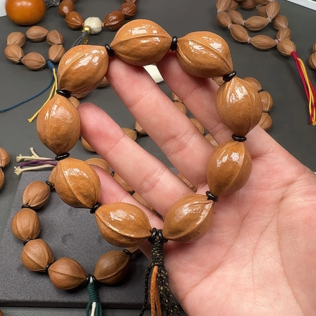 橄榄核手串/手链白*20-29原生态精品梅林铁核