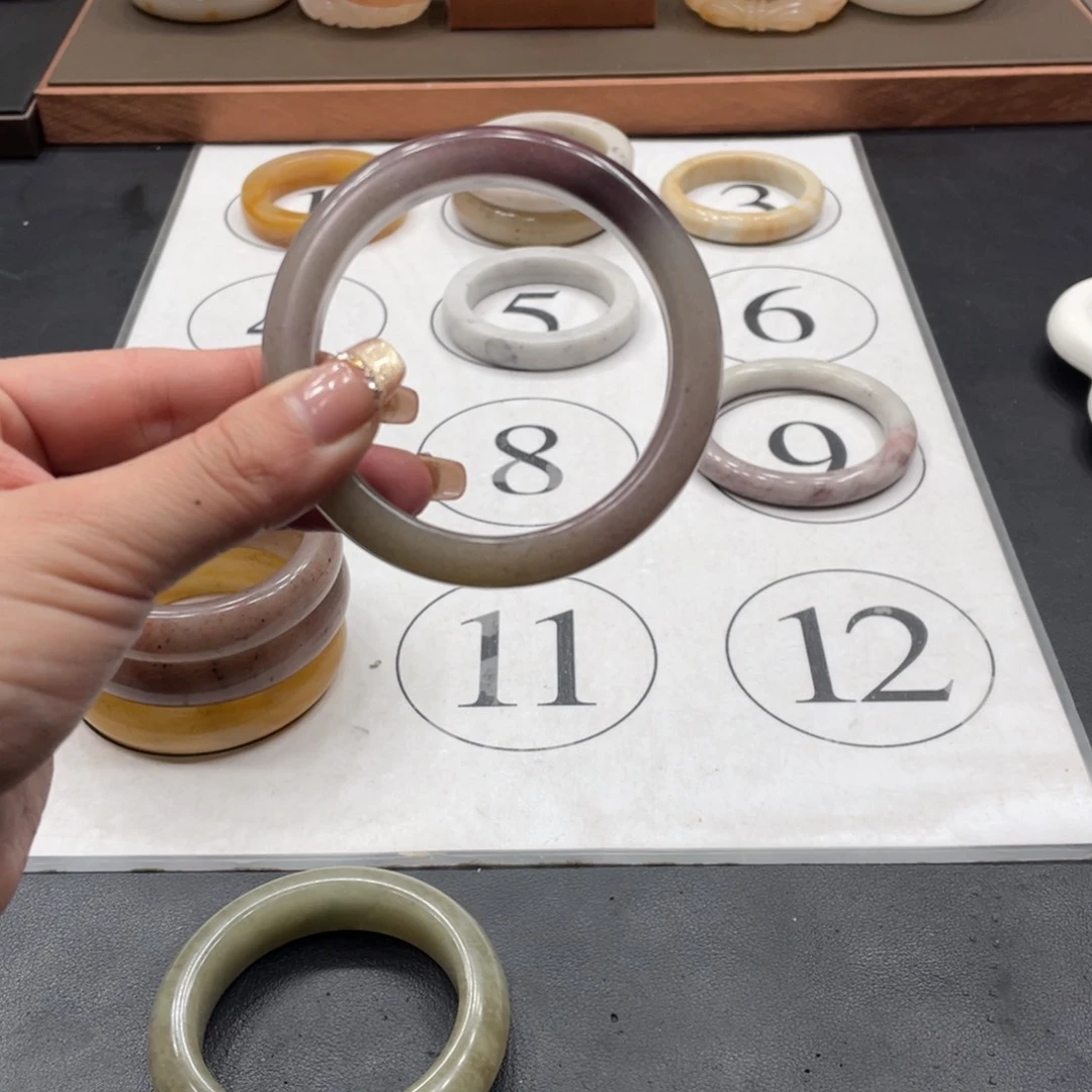 查罗石手镯未镶嵌丝**缘