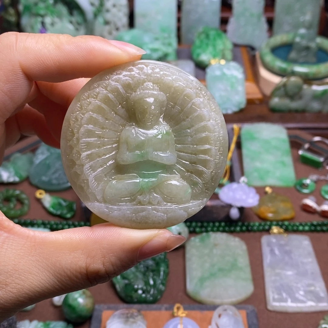 翡翠未镶嵌挂件1111111111111111