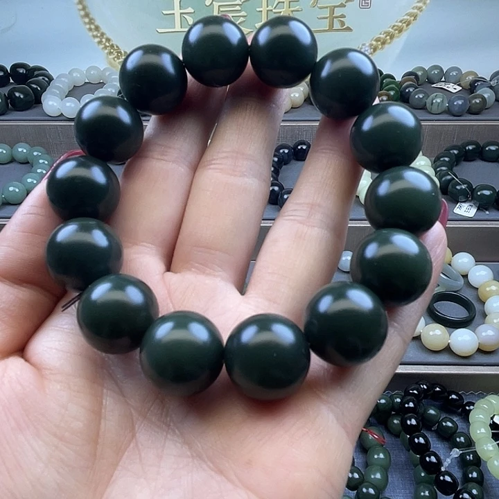 和田玉未镶嵌手链