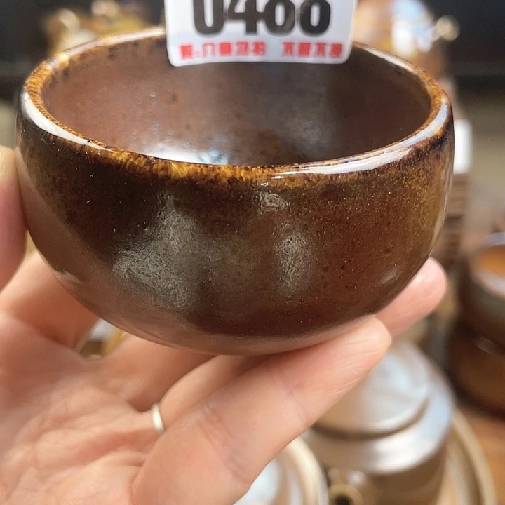 壶岁**好建水紫陶白泥柴烧杯