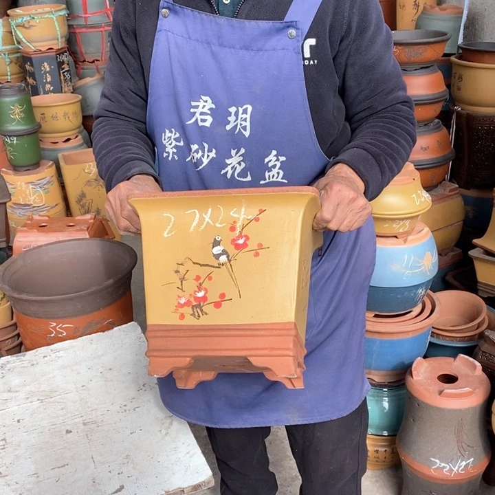 紫砂花盆紫砂花盆