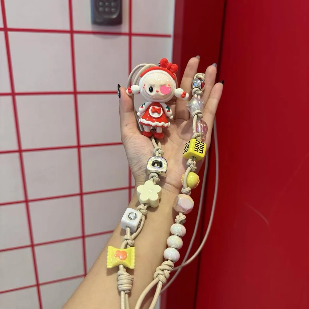 216玫瑰公主布布时尚手机斜跨手机挂绳斜挎