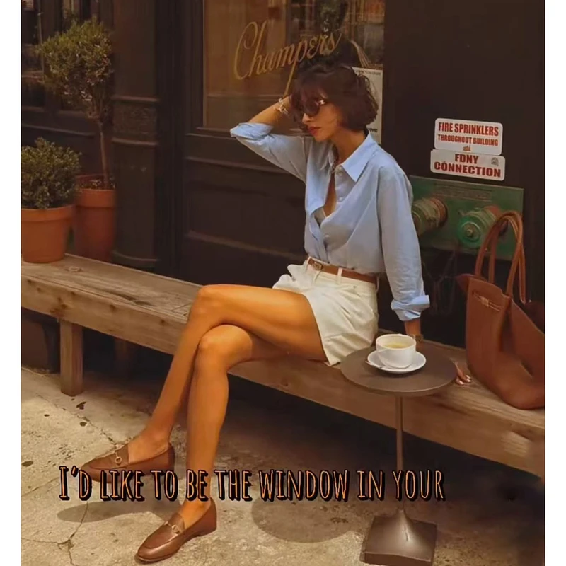 M1299时尚百搭显瘦纯色休闲短裤 裤长43 款号GY231