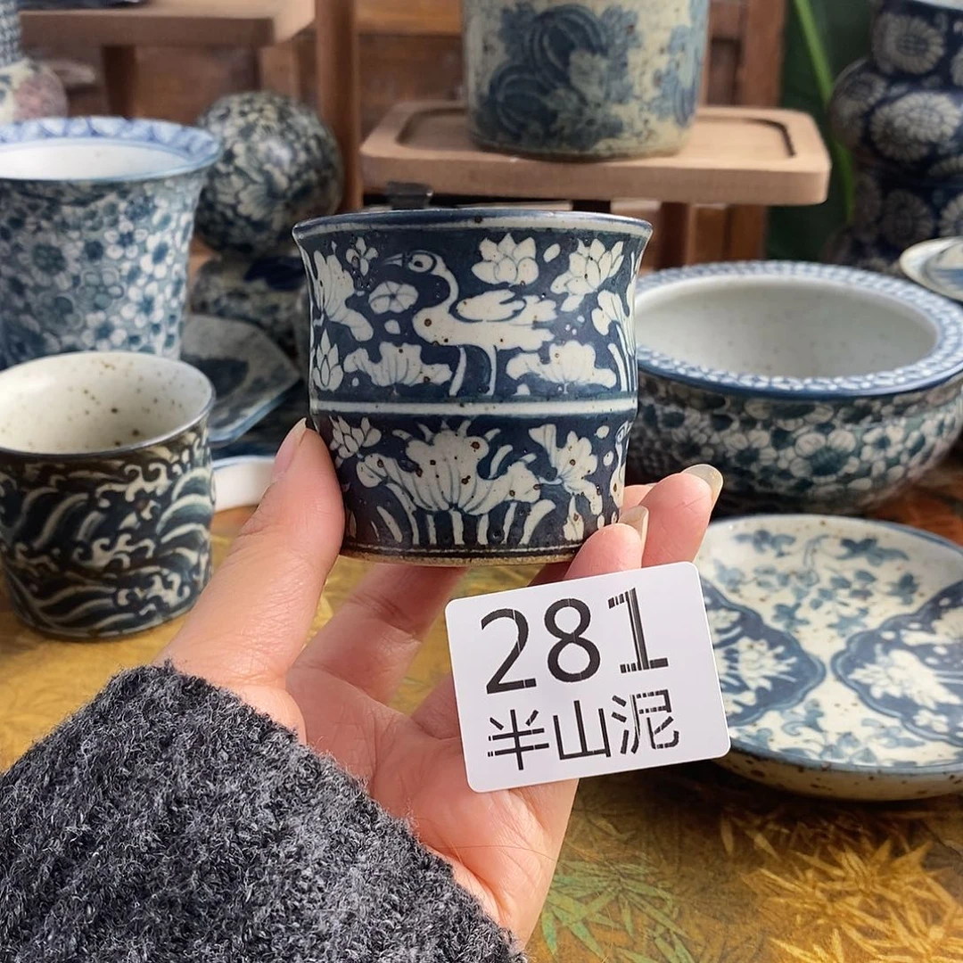 陶手工手绘青花高温陶瓷