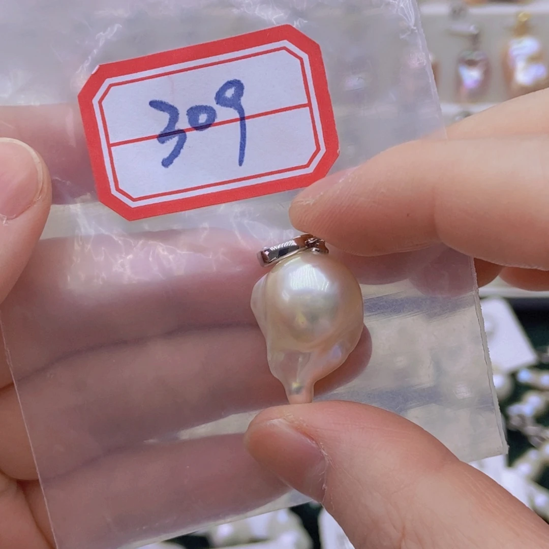 淡水珍珠颈饰银S925镶嵌