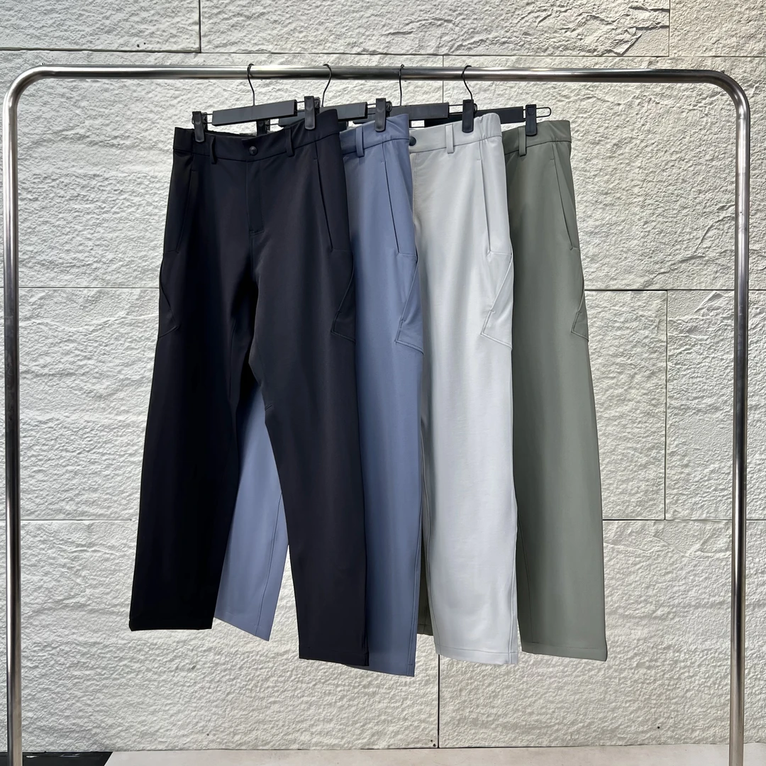春夏款男士商务休闲户外防泼水透气弹力舒适软壳裤长裤