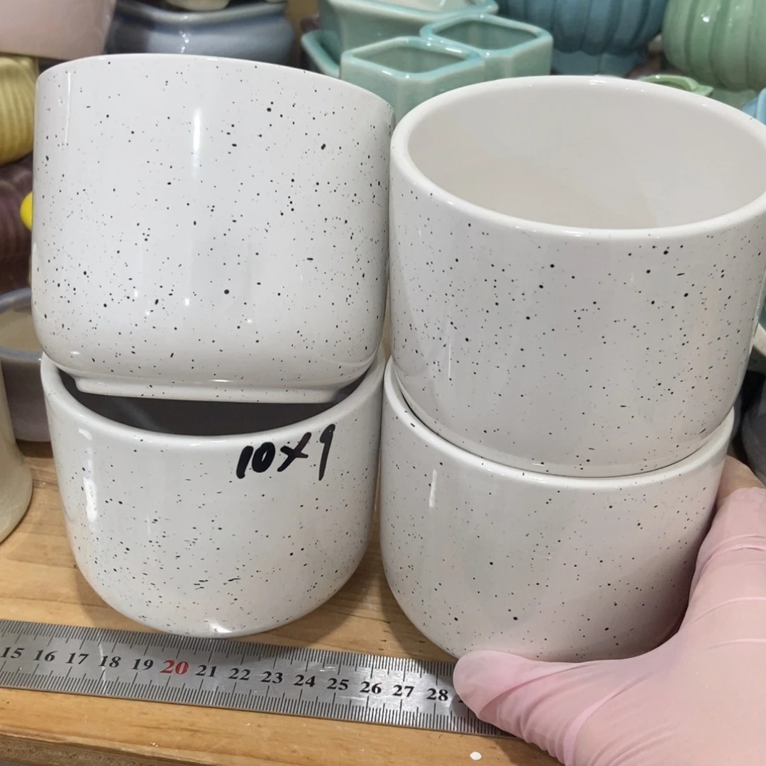 红陶高温陶瓷花盆