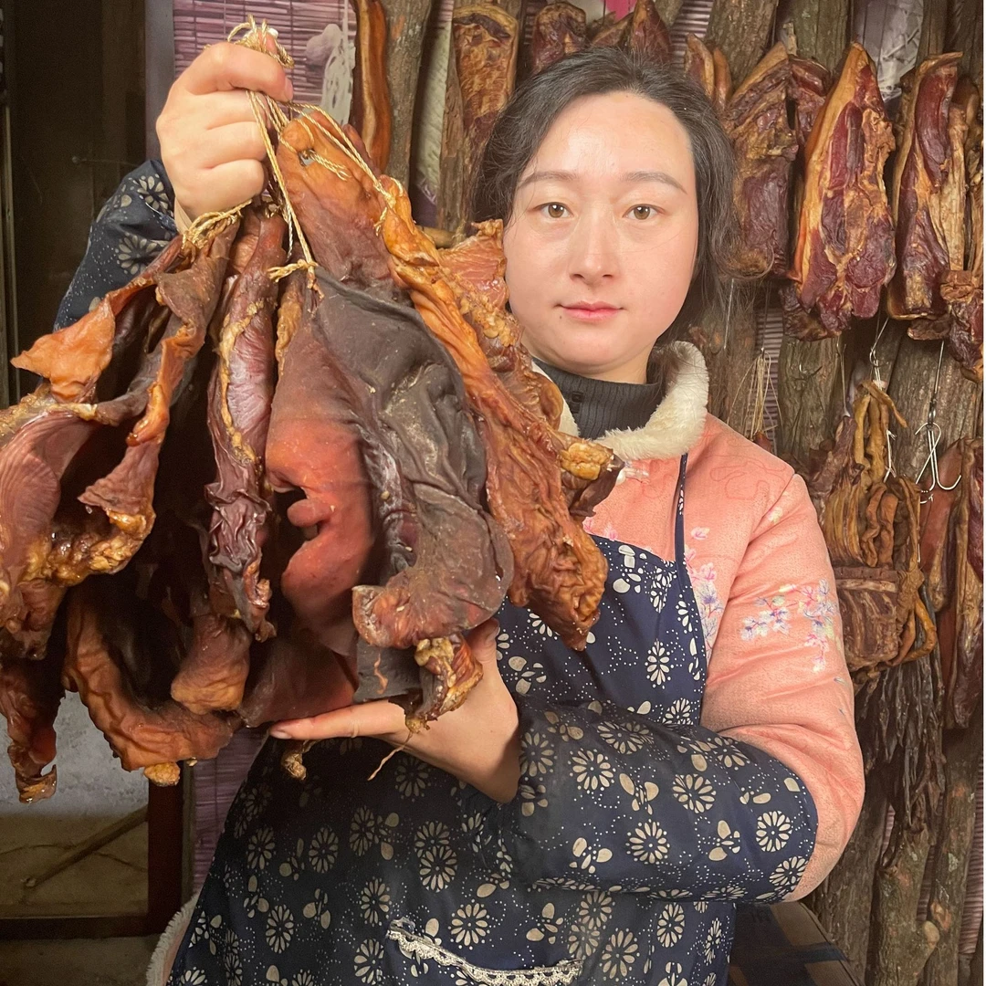 重庆城口县小火慢炕腊猪肚
