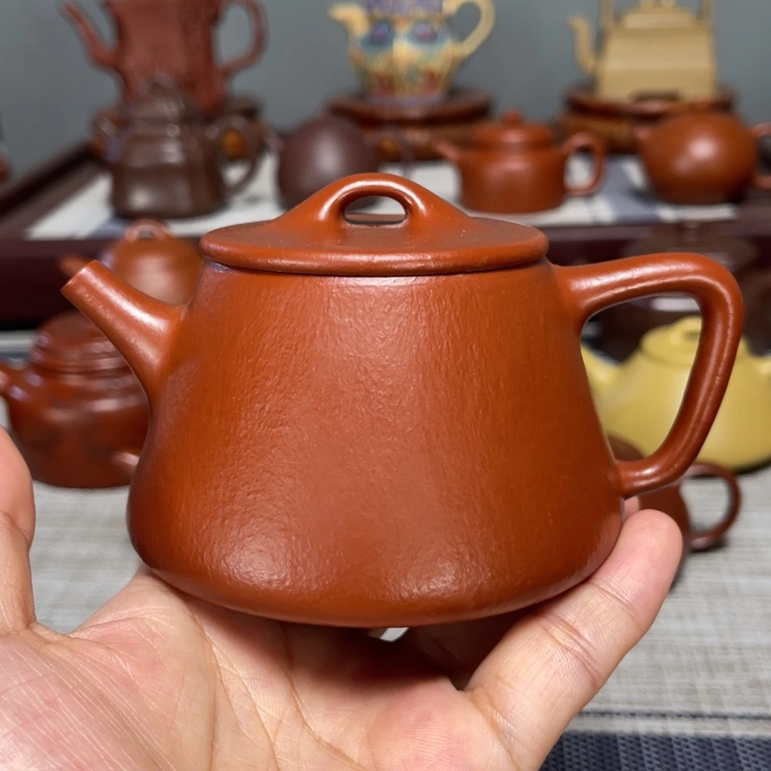 茶壶紫砂全手工制作210cc