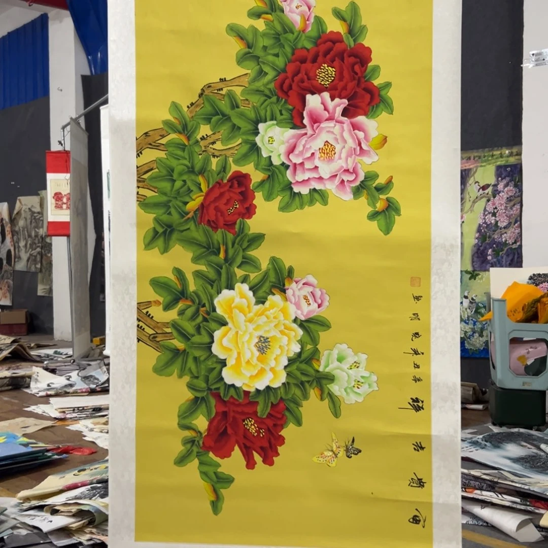 国画国画作品画心一张