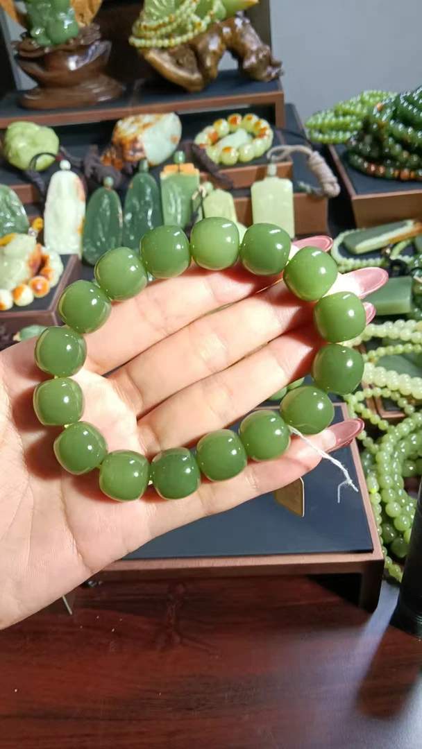 河磨玉精品手链，