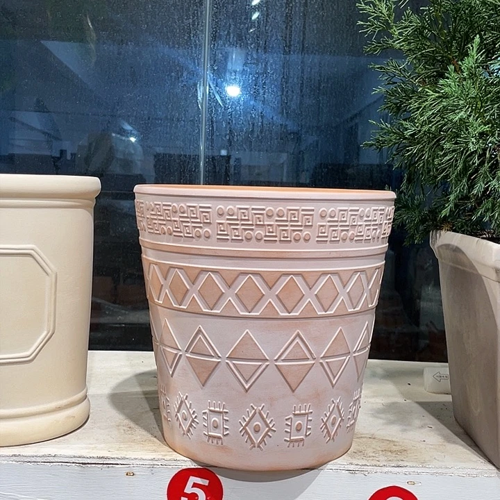 红陶24×23花盆一个