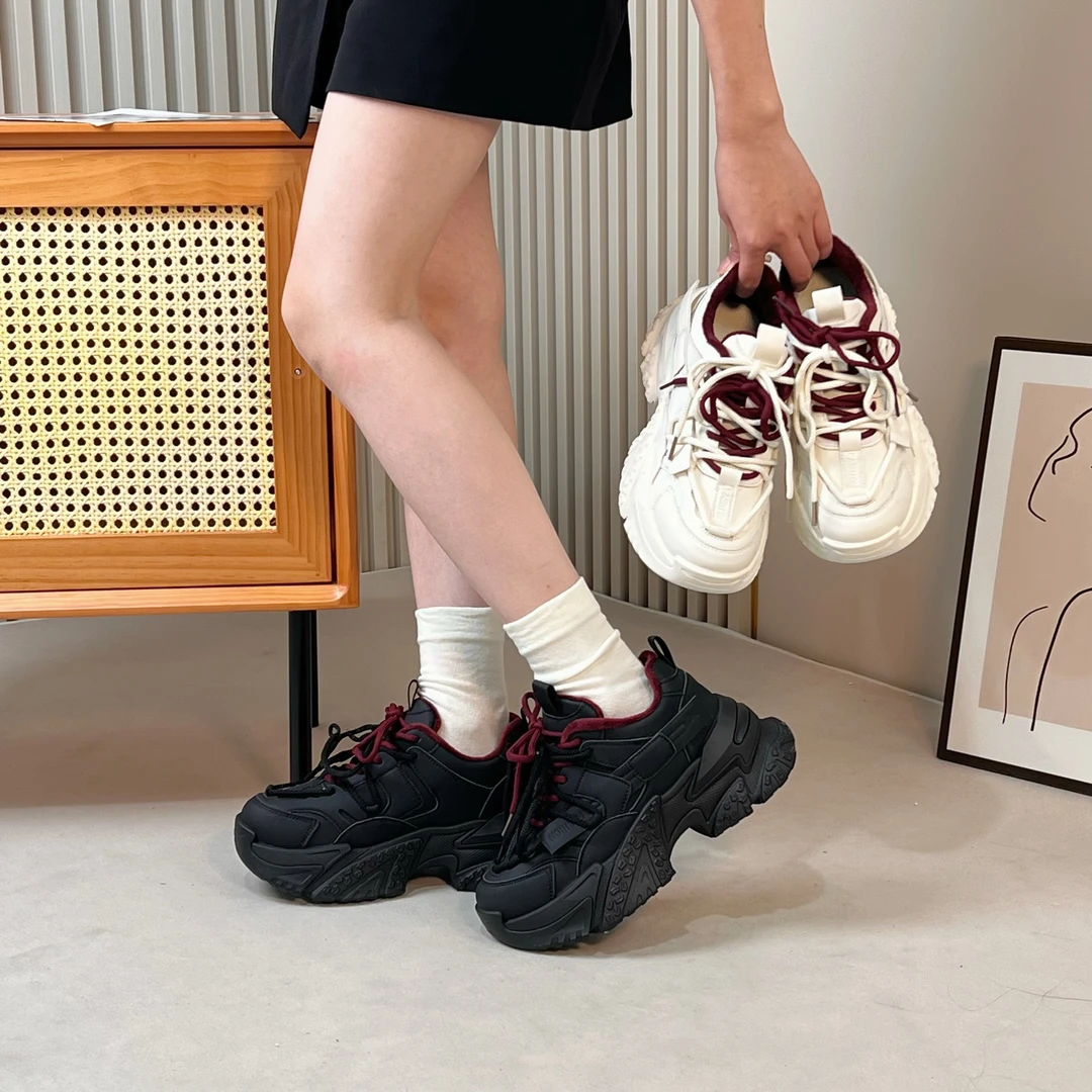 【石榴】2025时尚加绒流休闲百搭老爹鞋JX8801