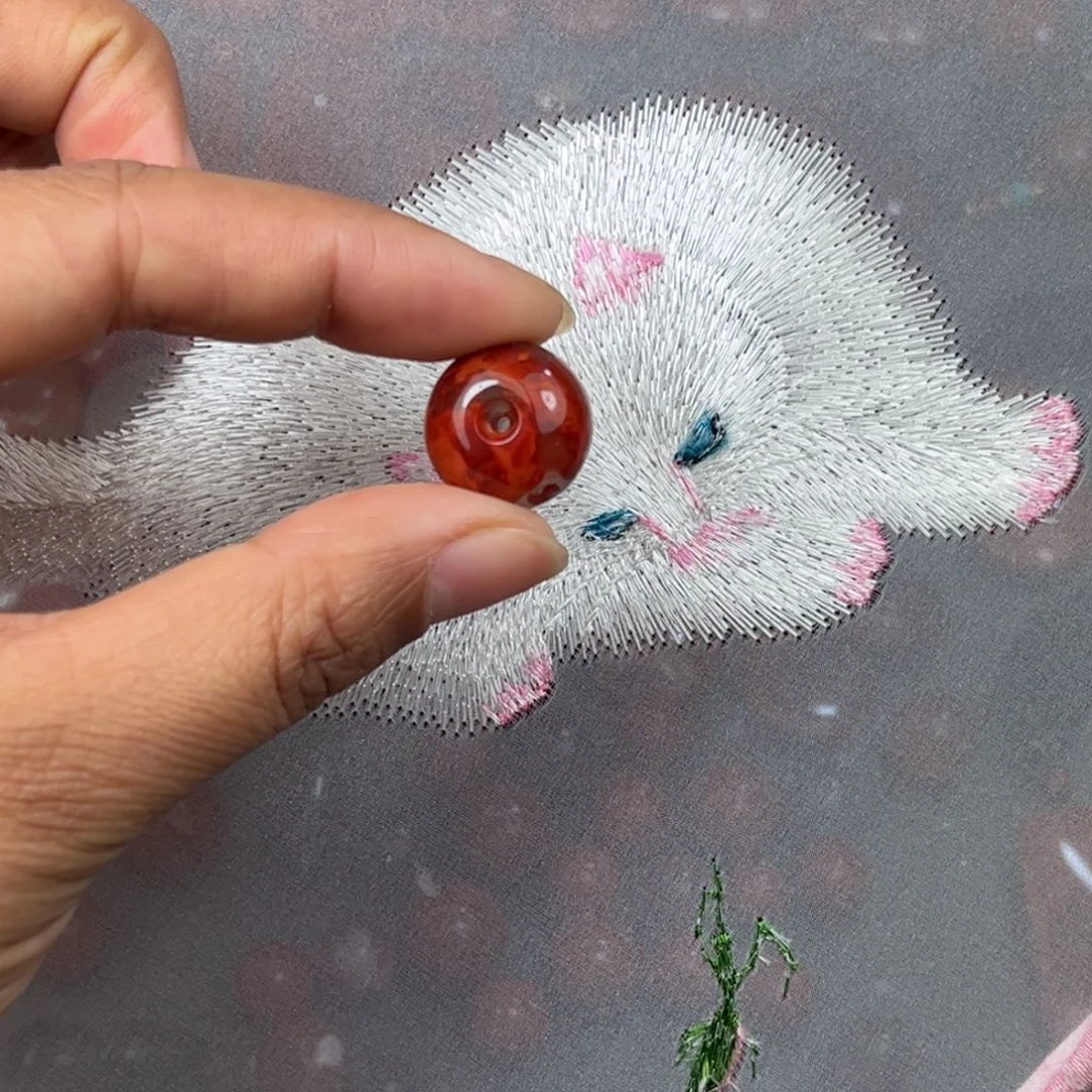 南红玛瑙未镶嵌平安扣