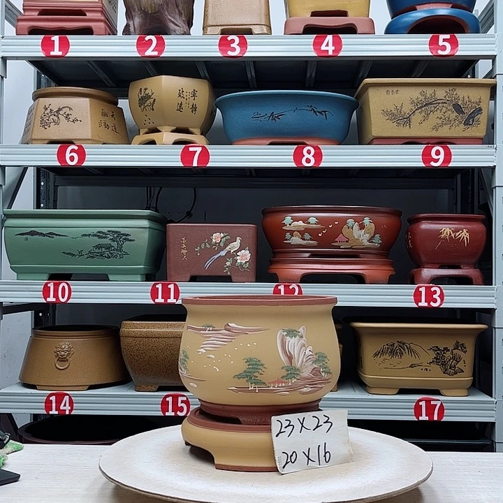 紫砂花盆紫砂花盆