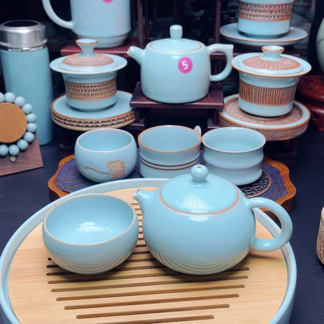 【闪购商品】河南汝州御盏窑，茶器摆件专场