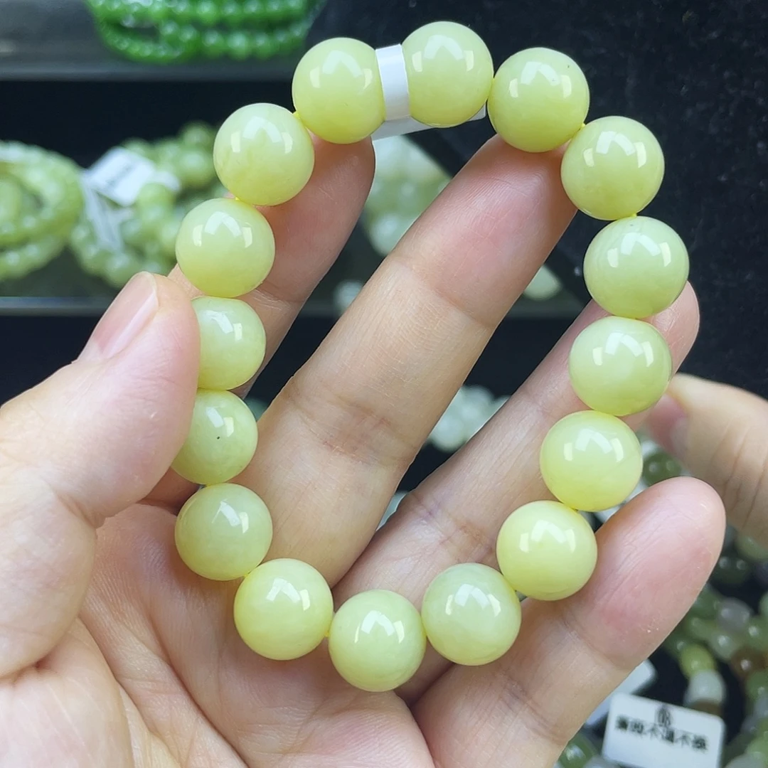 和田玉未镶嵌手链默认微瑕