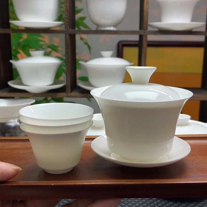 我***天小马蹄薄胎盖下90cc+3只小马蹄杯35cc