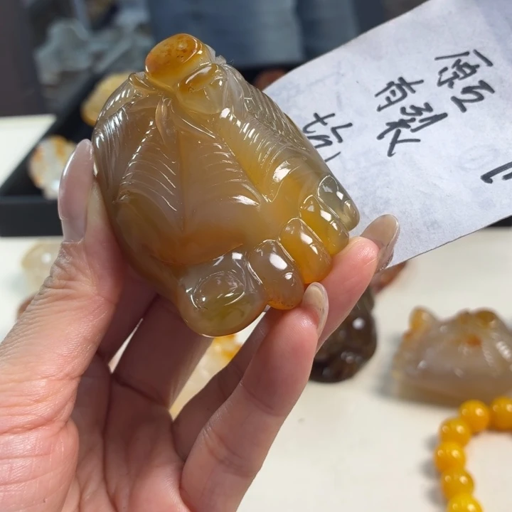 玛瑙/玉髓吊坠(不含链)未镶嵌