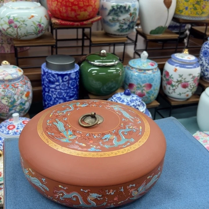 瓷片茶叶罐茶叶罐