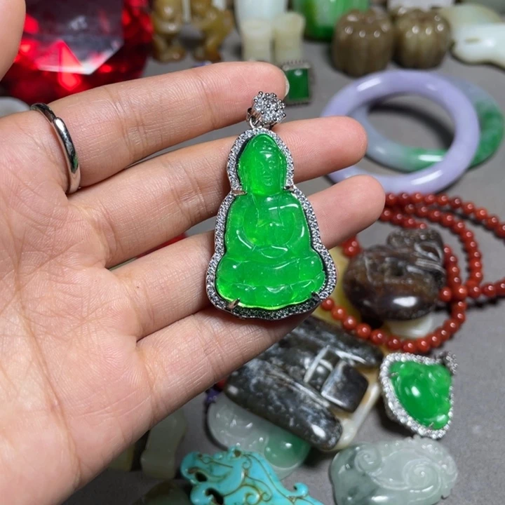 滴血莲花菩提吊坠