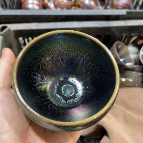 茶盏逍*建阳建盏微瑕钵钵