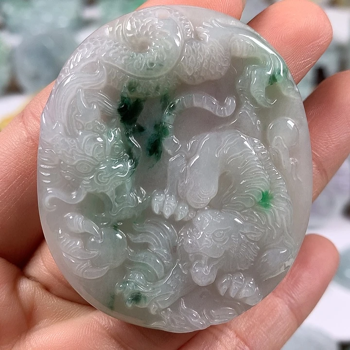 颈饰未镶嵌翡翠虎虎生威如虎添翼福利