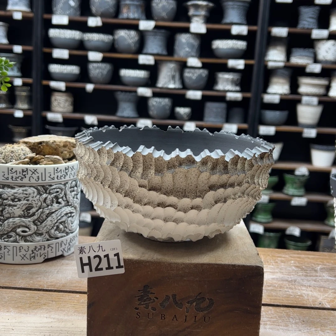 素八九陶瓷内口16.5高10