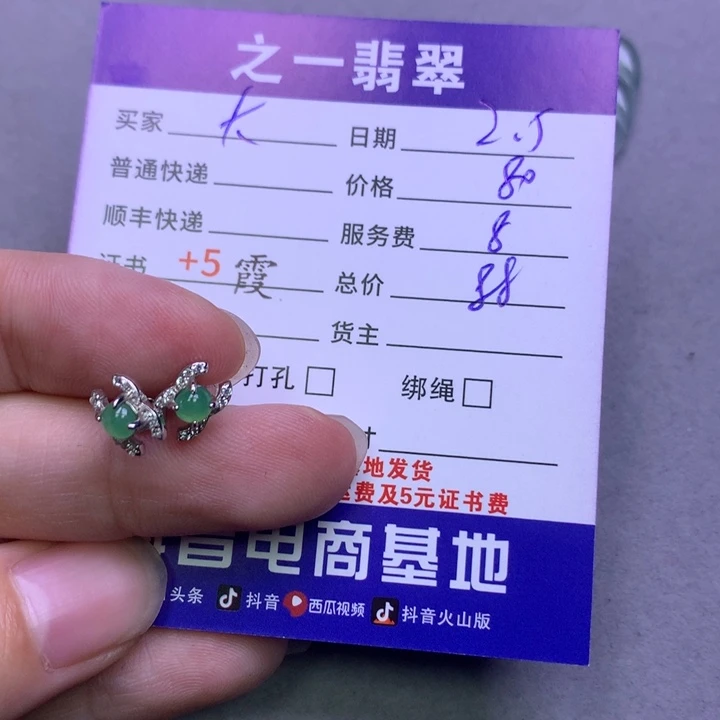 翡翠颈饰银S925镶嵌大****?