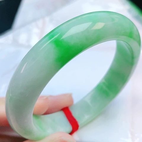 未镶嵌手镯翡翠55圈口882589