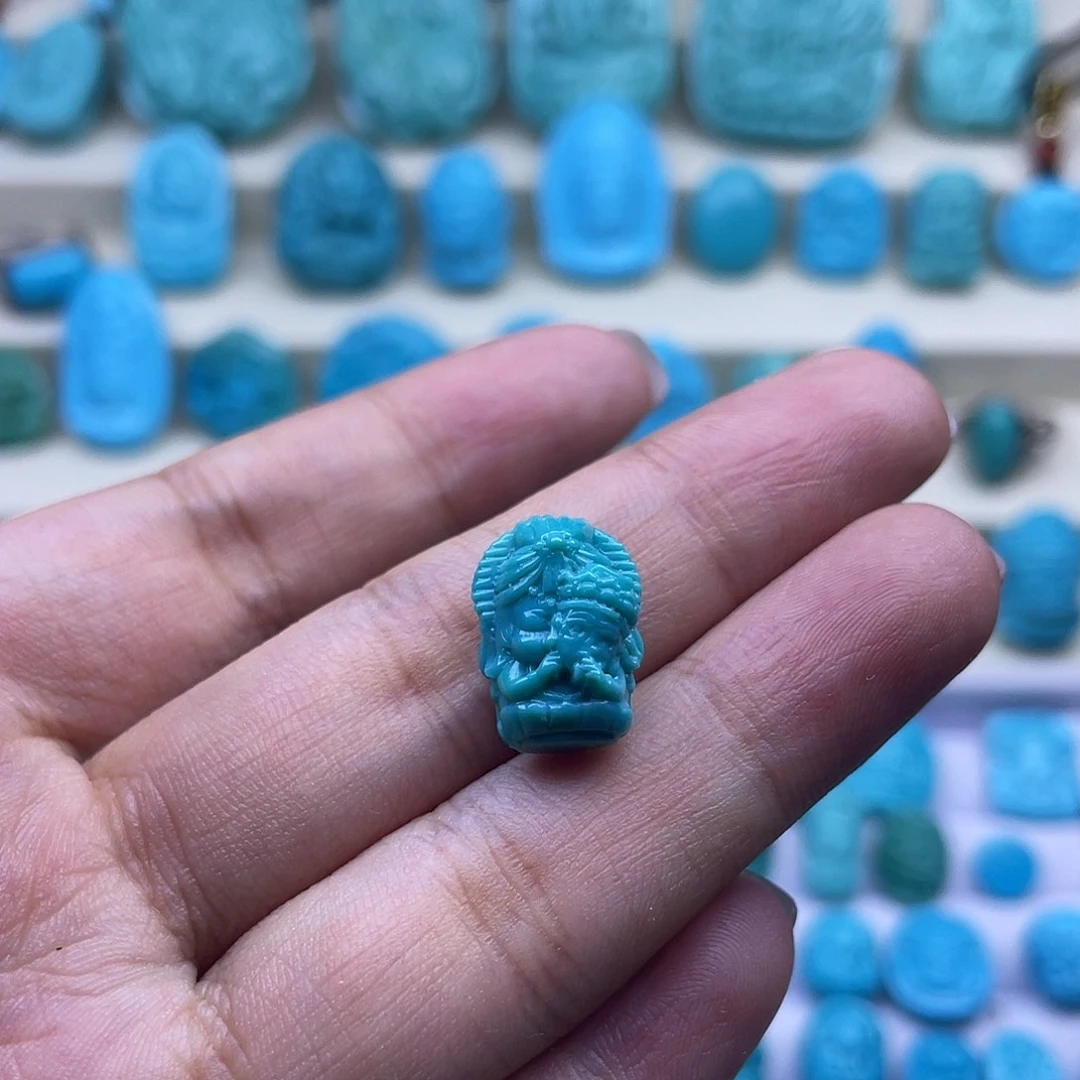 未镶嵌绿松石珠宝奇石