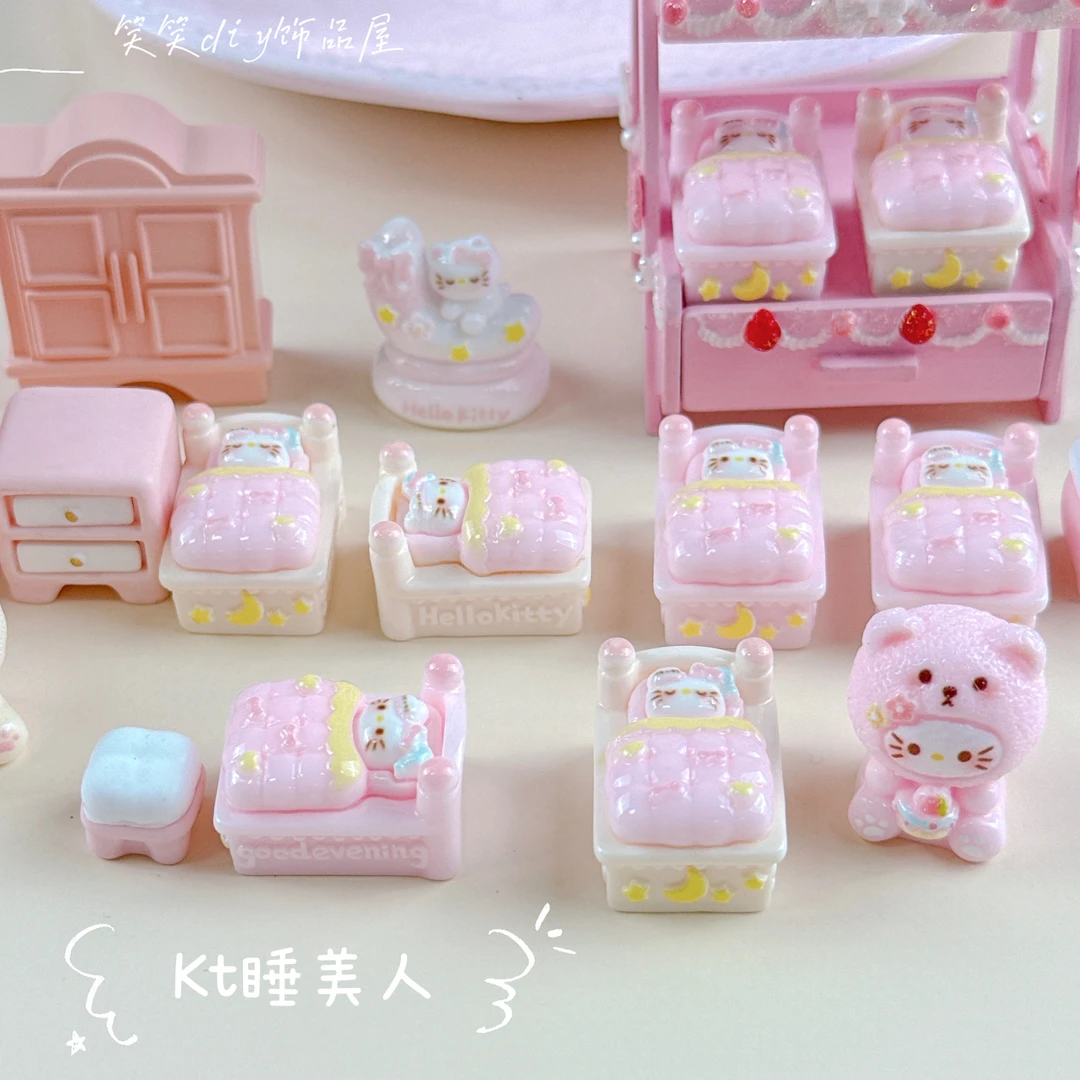 【笑笑定制—Kt睡美人】diy树脂小饰品/食完/手工摆件