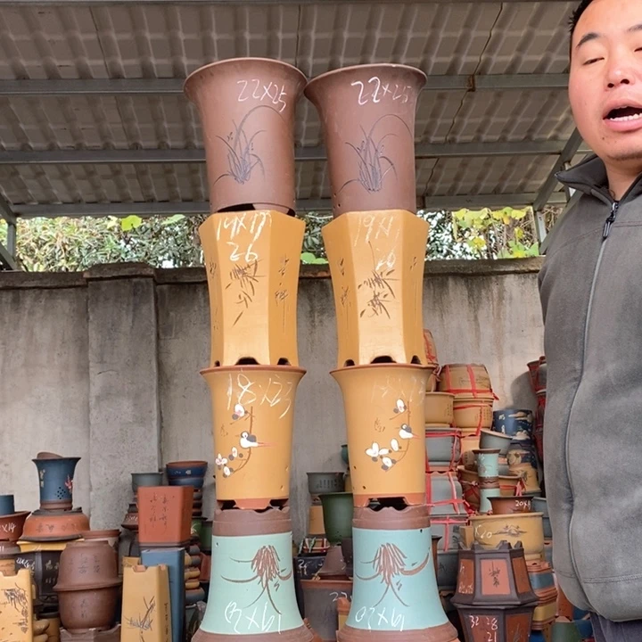 紫砂花盆紫砂花盆盆栽花卉苗木种植