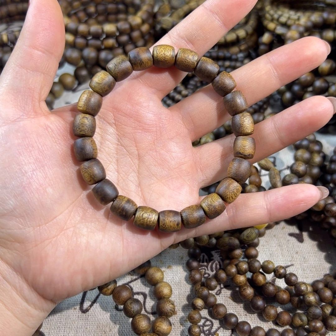 沉香沉香碎屑鼓珠7克