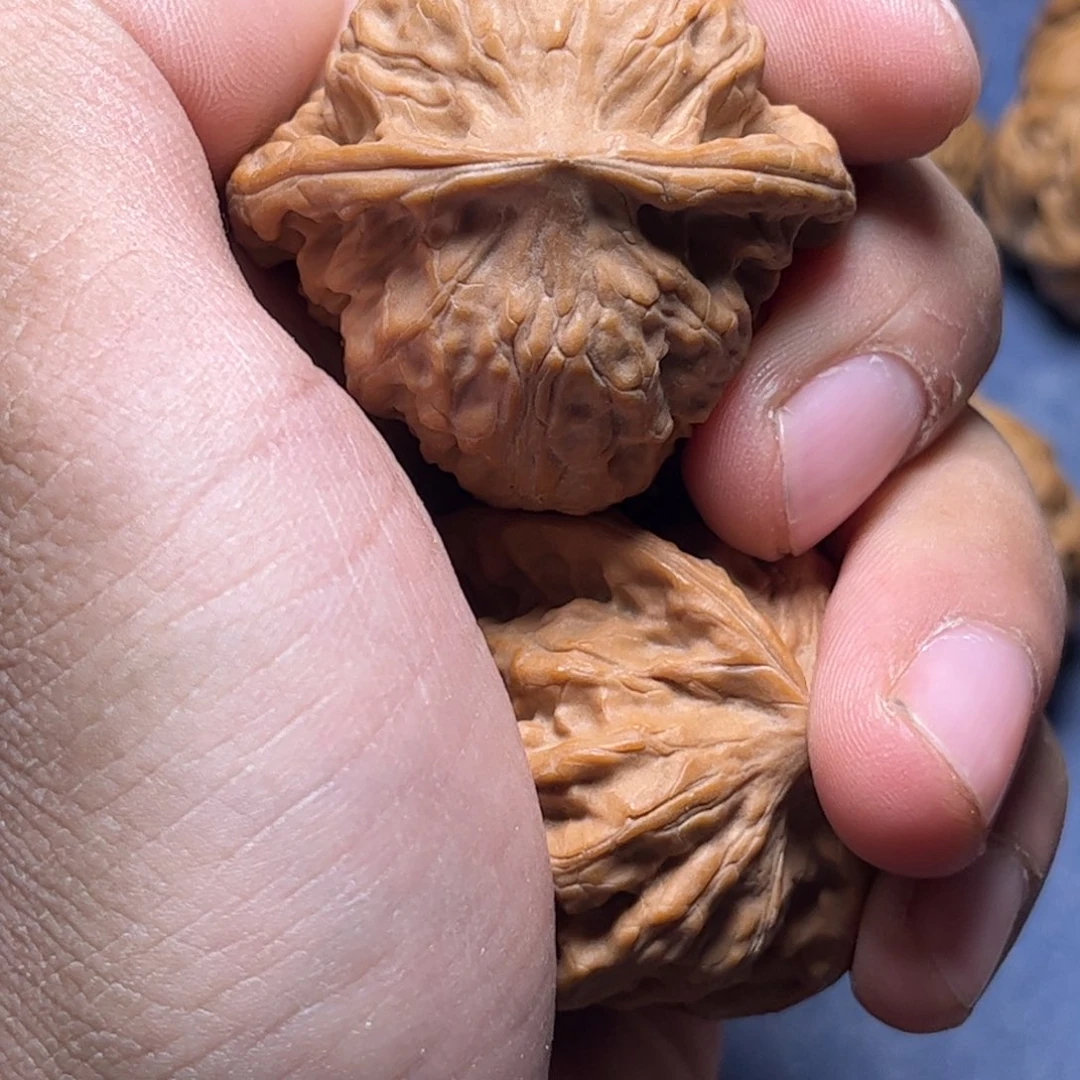 文玩核桃把件文玩核桃狮子头昌平闷尖