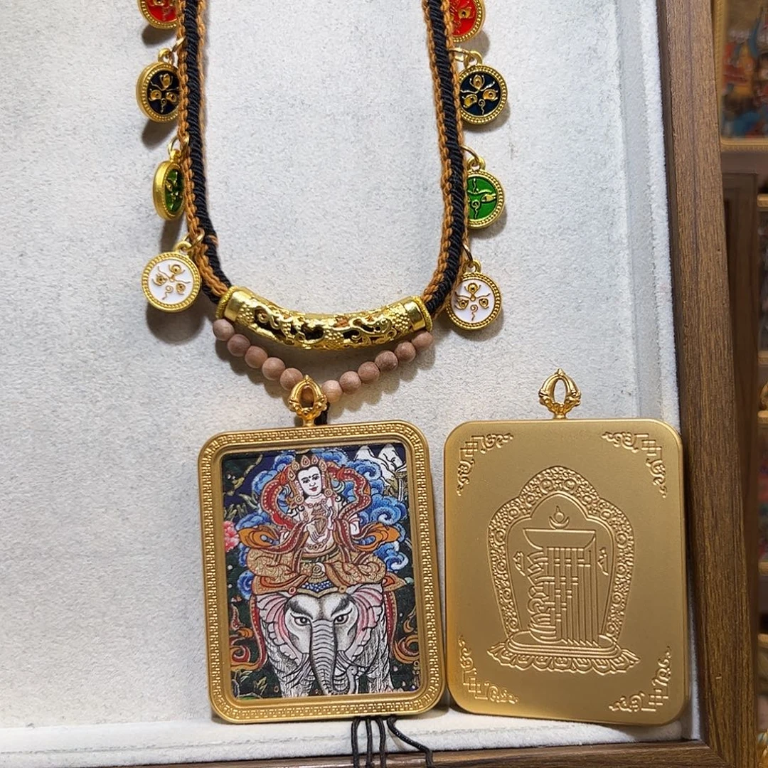 半***、吊坠单面定制普贤